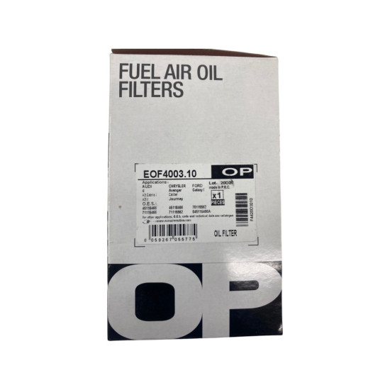Filtru ulei SKODA SUPERB III Estate (3T5) [ 2009 - 2015 ] Open Parts EOF4003.10