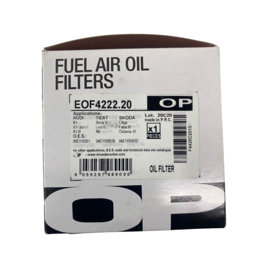 Filtru ulei VW TIGUAN (5N_) [ 2007 - > ] Open Parts EOF4222.20