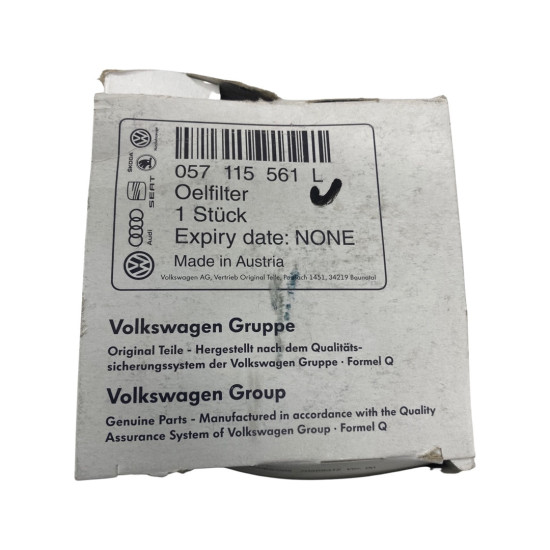 Filtru ulei AUDI Q7 3.0 TDI (4LB) [ 2006 - 2016 ] VAG OEM 057115561L
