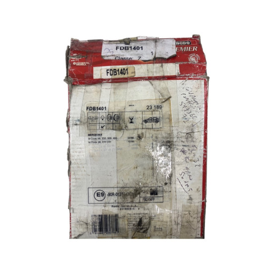 Set placute frana, frana disc MERCEDES-BENZ M-CLASS (W163) [ 1998 - 2005 ] Ferodo FDB1401