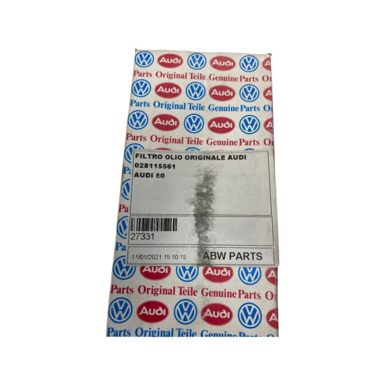 Filtru ulei AUDI 80 II (80, 82, B1) [ 1972 - 1978 ] VAG OEM 028115561