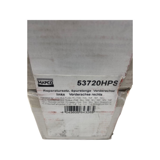 Set reparatie, bieleta directie  VW TRANSPORTER V Box (7HA, 7HH, 7EA, 7EH) [ 2003 - > ], VW TRANSPORTER V Bus (7HB, 7HJ, 7EB, 7EJ, 7EF, 7EG, 7HF, 7EC) [  Mapco 53720HPS