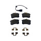 Set placute frana, frana disc SEAT IBIZA IV (6L1) [ 2002 - 2009 ] BENDIX 573112B