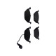 Set placute frana, frana disc punte fata AUDI A1 Sportback (8XA, 8XF) [ 2011 - 2018 ] VAG Jzw698151