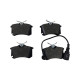 Set placute frana, frana disc fata VW POLO (9N_) [ 2001 - 2012 ] VAG JZW698451F