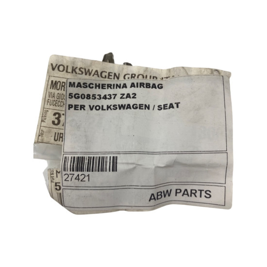 Capac airbag VOLKSWAGEN GOLF VII (5G1) [ 2012 - > ] OEM 5G0853437