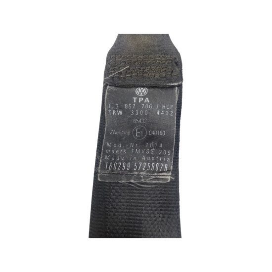 Centura de siguranta Dreapta fata  VOLKSWAGEN GOLF IV (1J1) [ 1997 - 2007 ] OEM 1J3857706J