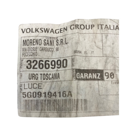 Bec lumina ambientala portiera VOLKSWAGEN GOLF VII (5G1) [ 2012 - > ] OEM 5G0919416A