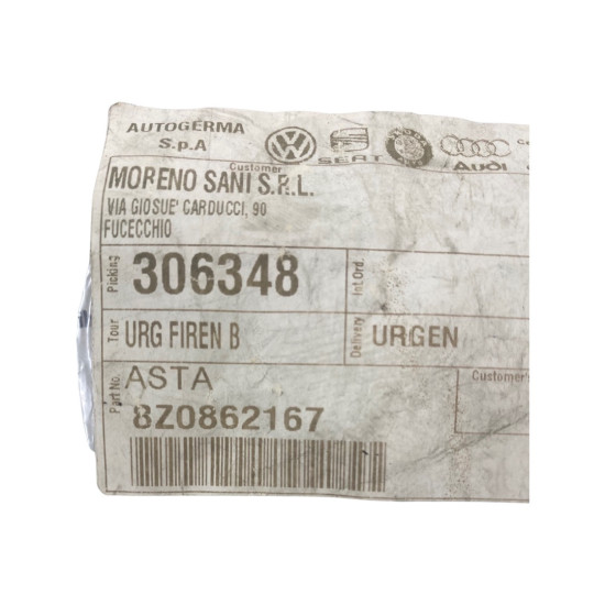 Tija deblocare usita rezervor AUDI A2 (8Z0) [ 2000 - 2005 ] OEM 8Z0862167 / 8Z0 862 167