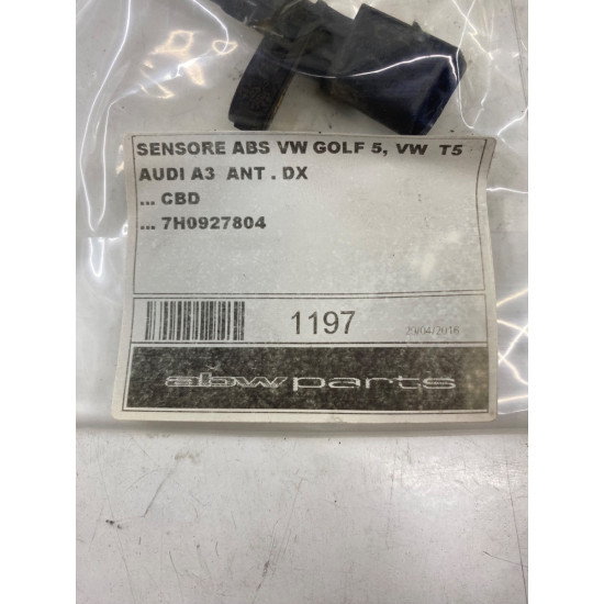 Senzori ABS VOLKSWAGEN GOLF V (1K1) [ 2003 - 2009 ] OEM 7H0927804 / 7H0 927 804