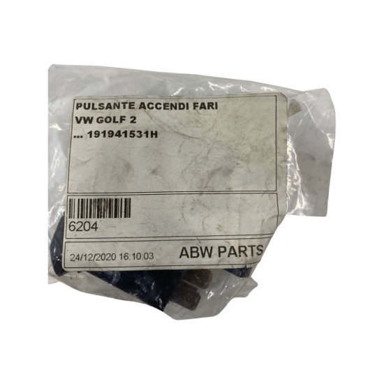 Buton reglaj faruri VOLKSWAGEN GOLF II (19E, 1G1) [ 1983 - 1992 ] OEM 191941531H / 191 941 531 H