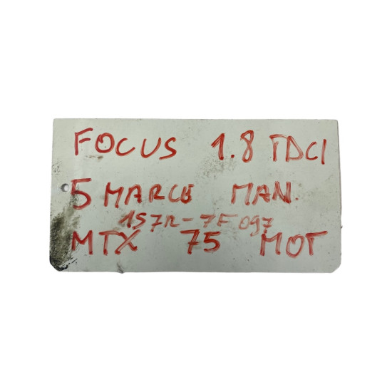 Cutie de viteze 1.6 TDCI  FORD FOCUS II (DA_, HCP, DP) [ 2004 - 2013 ] OEM 3M5R-7F096-YF