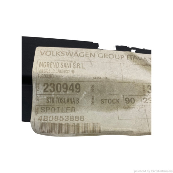 Aparatoare noroi  dreapta fata AUDI A6 II (4B2, 4B4, C5) [ 1997 - 2005 ] VW OEM 4B0853888