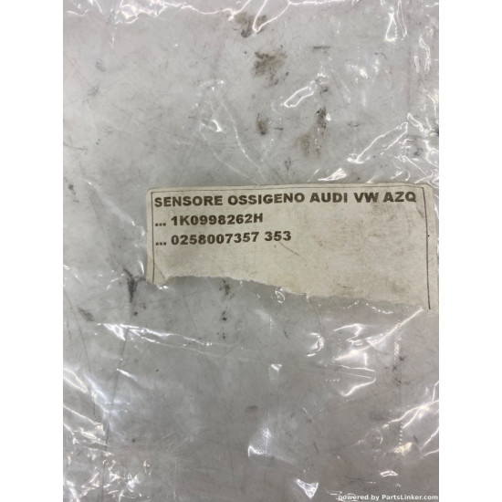 Sonda Lambda VOLKSWAGEN POLO (9N_) [ 2001 - 2012 ] 12V (AZQ, BME) 47KW|64HP BOSCH 0258007357 OEM 1k0998262H