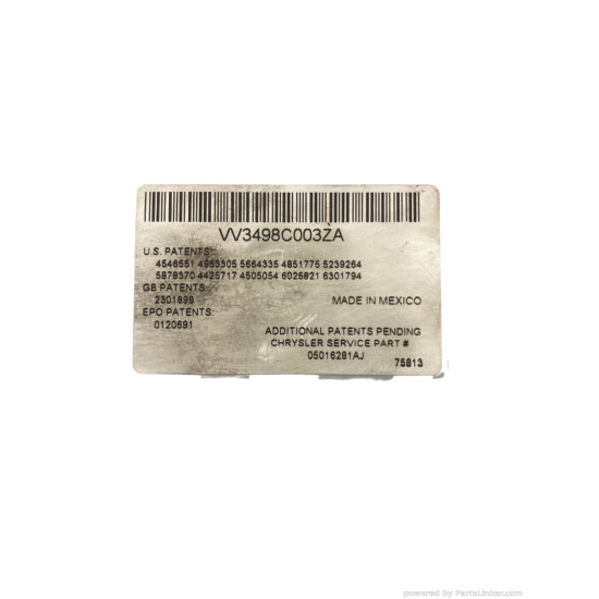 Display CHRYSLER VOYAGER IV (RG, RS) [ 1999 - 2008 ] OEM 05016281A