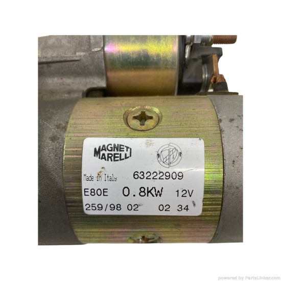 Electromotor 1.2 Benzina LANCIA Y (840_) [ 1995 - 2003 ], FIAT PUNTO (176_) [ 1993 - 1999 ] Magneti Marelli 63222909 OEM 7 796 599