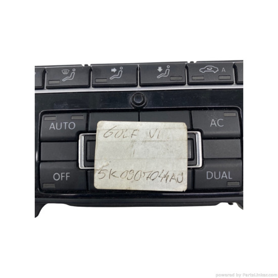 Panou climatronic VOLKSWAGEN TIGUAN 5N_ 2007 -> , VOLKSWAGEN GOLF VI 5K1 2008 - 2013 5K0907004AJ