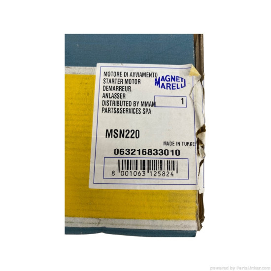 Electromotor 2.5 TD FIAT DUCATO Box (290) [ 1989 - 1994 ], FIAT 131 (131) [ 1974 - 1987 ] Magneti Marelli 063216833010