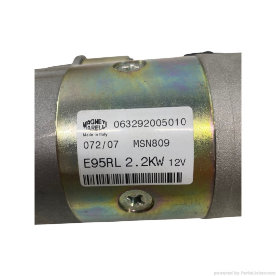 Electromotor 2.9/3.0 Diesel LAND ROVER RANGE ROVER III (LM_, L322) [ 2002 - 2012 ], BMW 3 IV (E46) [ 1998 - 2005 ], BMW 5 (E39) [ 1995 - 2003 ], BMW 7 III (E38) [ 1994 - 2001 ] Magneti Marelli 063292005010 OEM 12412344240