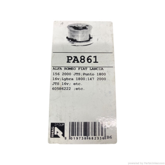Pompa apa 2.0 Diesel LANCIA PHEDRA (179_) [ 2002 - 2010 ], FORD S-MAX (WA6, WS) [ 2006 - 2014 ], FIAT ULYSSE (179_) [ 2002 - 2011 ], CITROËN C5 I (DC_) [ 2001 - 2005 ] PA861