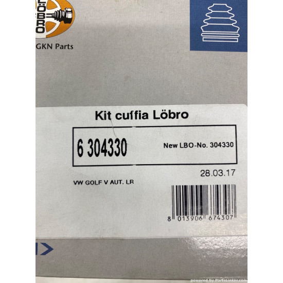 Burduf planetara SKODA OCTAVIA II Combi (1Z5) [ 2004 - 2013 ], SEAT ALTEA (5P1) [ 2004 - > ], AUDI A3 (8L1) [ 1996 - 2006 ] Löbro 304330 OEM 1K0498203A
