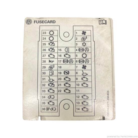 Capac sigurante VOLKSWAGEN MULTIVAN V (7HM, 7HN, 7HF, 7EF, 7EM, 7EN) [ 2003 - 20