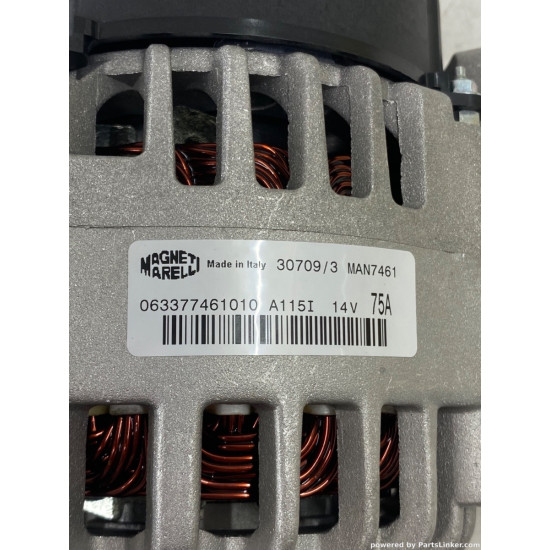Alternator LAND ROVER 110/127 (LDH) [ 1983 - 1990 ], LAND ROVER RANGE ROVER I (AE, AN, HAA, HAB, HAM, HBM, RE, RN) [ , LAND ROVER DISCOVERY I (LJ_) [ 1989 - 1998 ] Magneti Marelli 063377461010