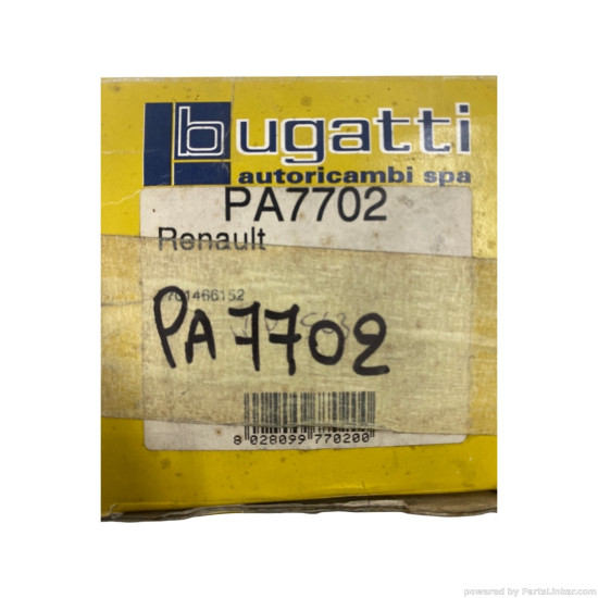 Pompa apa 2.0 Benzina RENAULT MASTER I Box (T__) [ 1980 - 1998 ], RENAULT 21 Saloon (L48_) [ 1986 - 1997 ], RENAULT 25 (B29_) [ 1984 - 1993 ] BUGATTI PA7702 7701466152