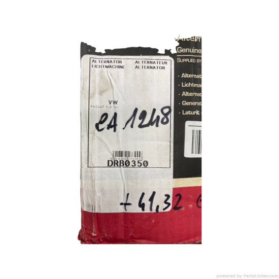 Alternator 1.9 TDI VOLKSWAGEN PASSAT (3B2) [ 1996 - 2001 ], AUDI A4 Saloon (8D2, B5) [ 1994 - 2001 ] Delco Remy DRB0350