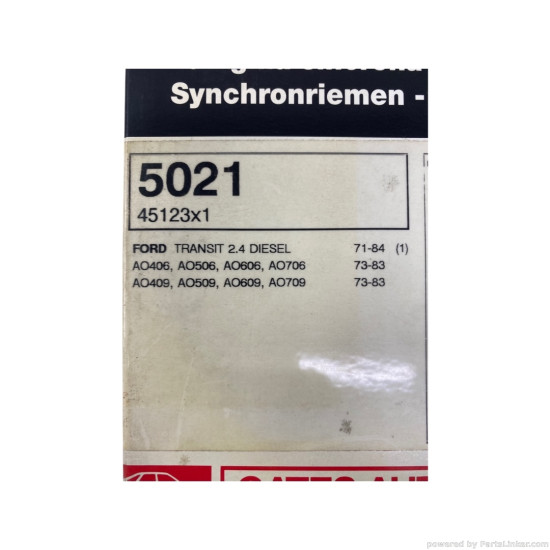 Curea distributie 2.4 TDI FORD TRANSIT Bus (72E, 73E) [ 1965 - 1978 ] Gates 5021