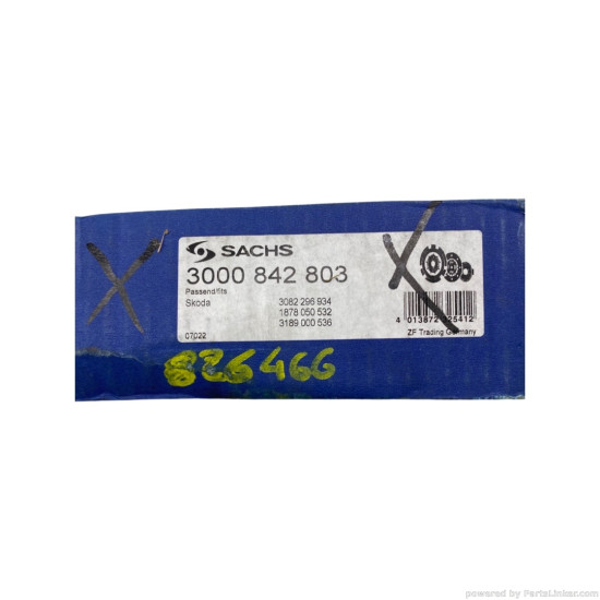 Kit ambreiaj 1.4 Benzina SKODA FABIA Saloon (6Y3) [ 1999 - 2007 ], SKODA OCTAVIA (1U2) [ 1996 - 2010 ] SACHS 3000 842 803 OEM 6Y0 198 141