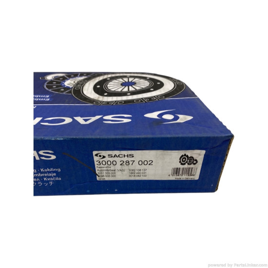 Kit ambreiaj 1.6/1.7/1.9 SDI VOLKSWAGEN CADDY II Box (9K9A) [ 1995 - 2004 ], VOLKSWAGEN GOLF III Cabriolet (1E7) [ 1993 - 1998 ], SEAT CORDOBA (6K1, 6K2) [ 1993 - 2002 ] SACHS 3000 287 002 OEM 037198141X