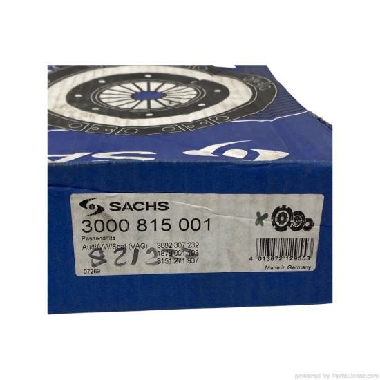 Kit ambreiaj 1.9 TDI VOLKSWAGEN PASSAT (3B2) [ 1996 - 2001 ], AUDI A6 II Avant (4B5, 4B6, C5) [ 1997 - 2005 ], AUDI A4 Saloon (8D2, B5) [ 1994 - 2001 ] SACHS 3000 815 001 OEM 028198141CX
