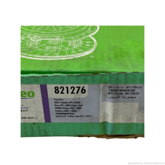Kit ambreiaj 1.9 SDI VOLKSWAGEN GOLF IV (1J1) [ 1997 - 2007 ], SKODA OCTAVIA (1U2) [ 1996 - 2010 ], SEAT INCA (6K9) [ 1995 - 2003 ] Valeo 821276