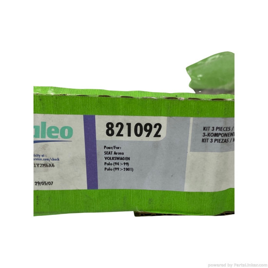 Kit ambreiaj 1.7/1.9 SDI VOLKSWAGEN POLO (6N1) [ 1994 - 1999 ], SEAT AROSA (6H) [ 1997 - 2004 ] Valeo 821092 OEM W06K0198011