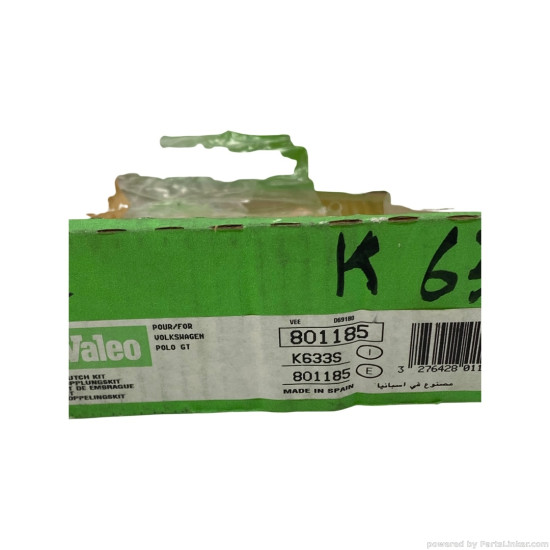 Kit ambreiaj 1.3 Benzina VOLKSWAGEN POLO (86C, 80) [ 1981 - 1994 ] Valeo 801185