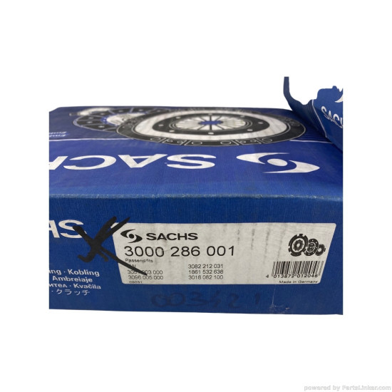 Kit ambreiaj 1.5/1.6 Diesel VOLKSWAGEN GOLF II (19E, 1G1) [ 1983 - 1992 ], VOLKSWAGEN GOLF I Cabriolet (155) [ 1979 - 1993 ], SEAT TOLEDO I (1L) [ 1991 - 1999 ], AUSTIN MAESTRO (XC) [ 1983 - 1992 ] SACHS 3000 286 001 OEM 055198141CX