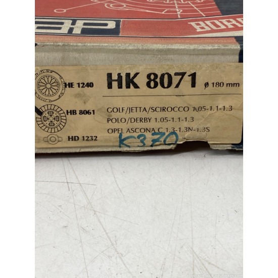 Kit ambreiaj 1.0/1.1/1.3 Benzina VOLKSWAGEN POLO Coupe (86C, 80) [ 1981 - 1994 ], VOLKSWAGEN SCIROCCO (53B) [ 1980 - 1992 ], AUDI 50 (86) [ 1974 - 1978 ] Borg & Beck HK8071 OEM 052198141AX