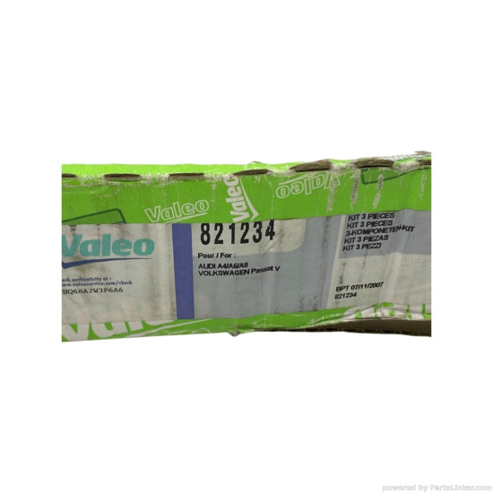 Kit ambreiaj 2.5 TDI VOLKSWAGEN PASSAT (3B2) [ 1996 - 2001 ], AUDI A6 II Avant (4B5, 4B6, C5) [ 1997 - 2005 ], AUDI A8 Saloon (4D2, 4D8) [ 1994 - 2005 ], AUDI A4 Saloon (8D2, B5) [ 1994 - 2001 ] Valeo 821234 OEM 059141117E