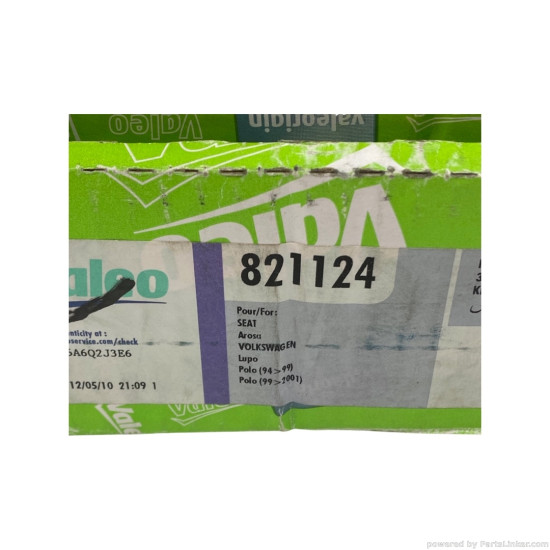 Kit ambreiaj 1.7/1.9 SDI VOLKSWAGEN POLO (6N2) [ 1999 - 2001 ], VOLKSWAGEN LUPO (6X1, 6E1) [ 1998 - 2005 ], VOLKSWAGEN POLO (6N1) [ 1994 - 1999 ], SEAT AROSA (6H) [ 1997 - 2004 ] Valeo 821124 OEM 028141026B