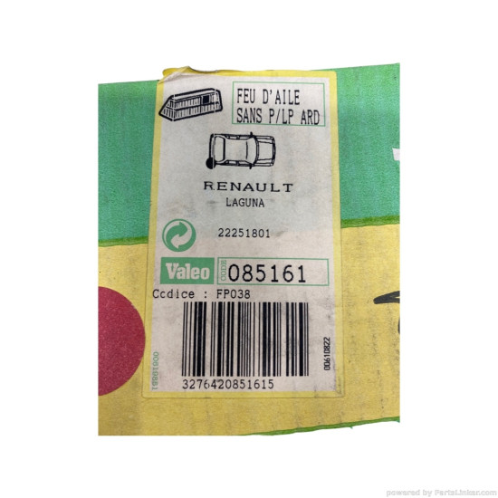 Stop/Lampa spate Dreapta RENAULT LAGUNA I (B56_, 556_) [ 1993 - 2002 ] Valeo 085161 OEM 7701038274
