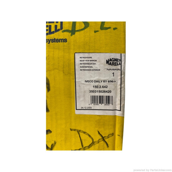 Oglinda retrovizoare Dreapta IVECO Daily I [ 1978 - 1999 ] Magneti Marelli 350315026420