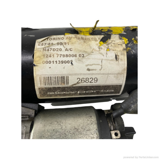 Electromotor BMW 5 (E60) [ 2001 - 2010 ], BMW X3 (E83N) [ 2003 - 2011 ], BMW 3 V (E90) [ 2004 - 2012 ], BMW X1 I (E84) [ 2009 - 2015 ] BOSCH 0 986 022 020 OEM 12418577006