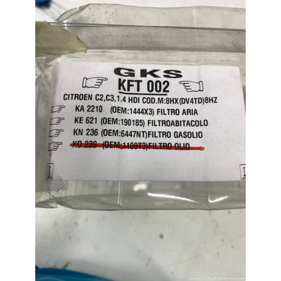Set filtru aer, habitaclu, combustibil 1.4 HDI CITROËN C3 I (FC_, FN_) [ 2002 - > ], CITROËN C2 (JM_) [ 2003 - > ]