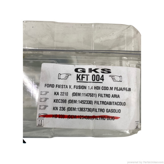 Set filtru aer, habitaclu, combustibil 1.4 HDI FORD FUSION Estate (JU_) [ 2002 - 2012 ], FORD FIESTA V (JH_, JD_) [ 2001 - 2010 ]