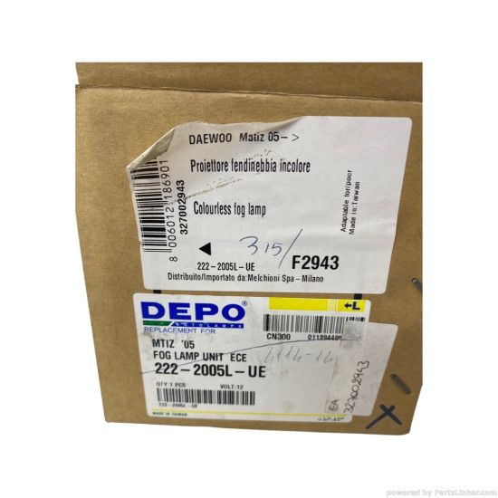 Proiector Stanga CHEVROLET MATIZ (M200, M250) [ 2005 - > ] ABAKUS 222-2005L-UE OEM 96590409