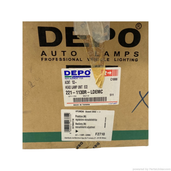Far Dreapta HYUNDAI ACCENT II (LC) [ 1999 - 2006 ] ABAKUS 221-1130R-LDEMC OEM 92102-25531