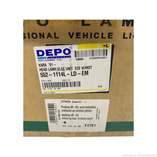 Far Stanga CITROËN XSARA (N1) [ 1997 - 2005 ] ABAKUS 552-1114L-LD-EM OEM 6205ZT