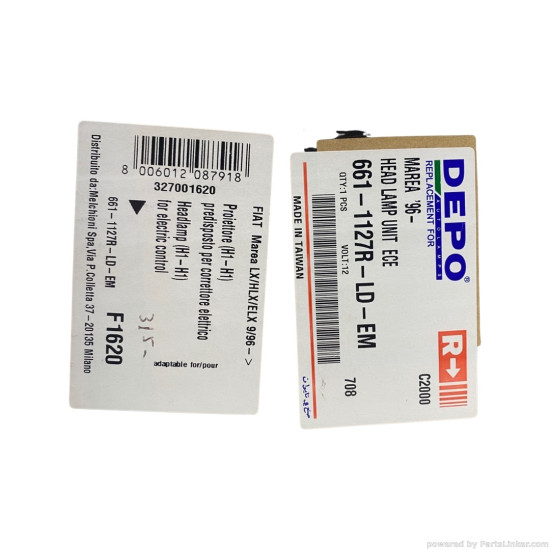 Far Dreapta FIAT MAREA (185_) [ 1996 - 2007 ] ABAKUS 661-1127R-LD-EM OEM 46524479