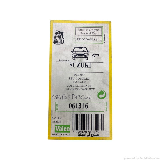 Semnalizare fata SUZUKI SJ 410 Cabrio (OS) [ 1981 - 1991 ] Valeo 061316